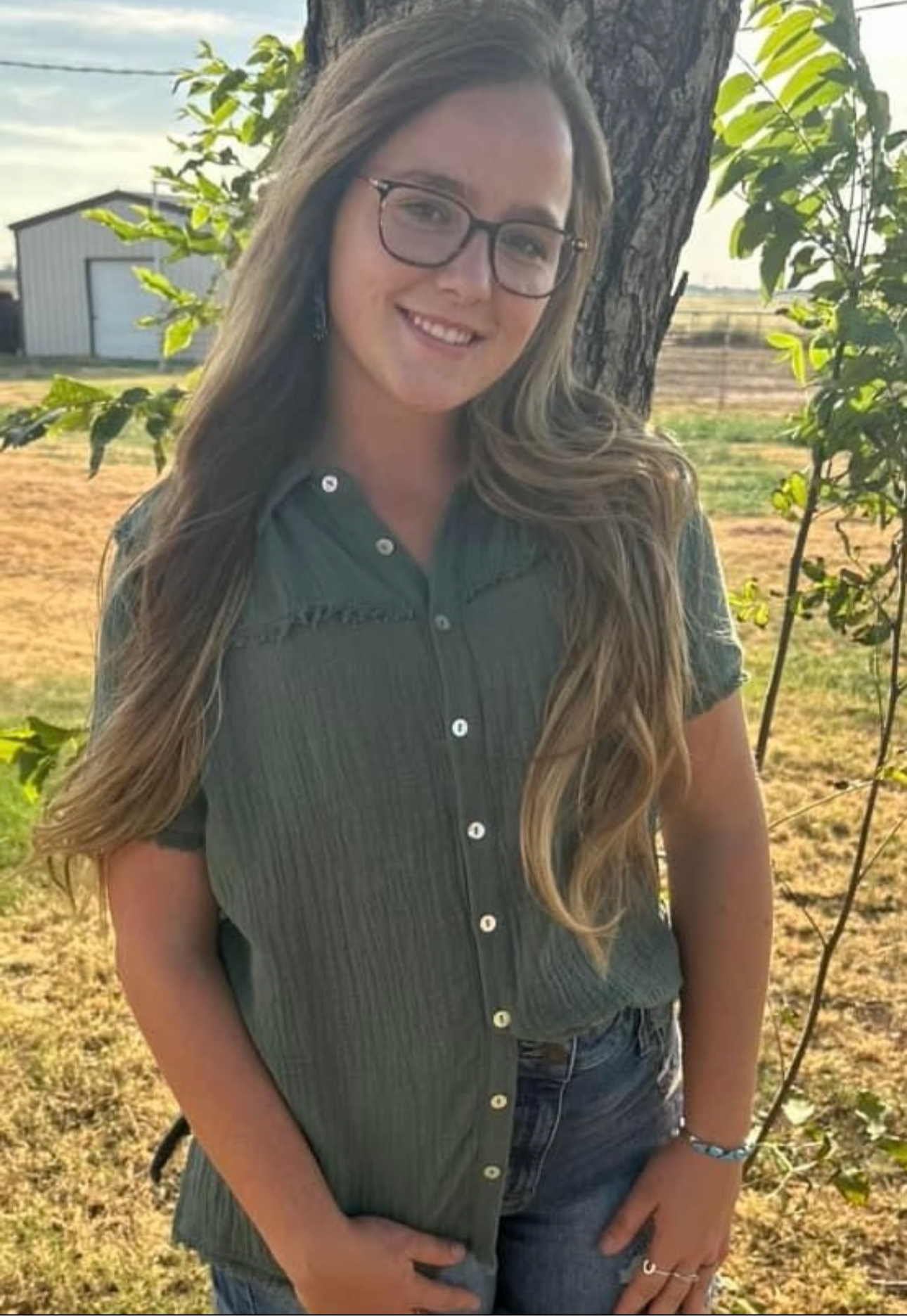 Sea Green Button Up