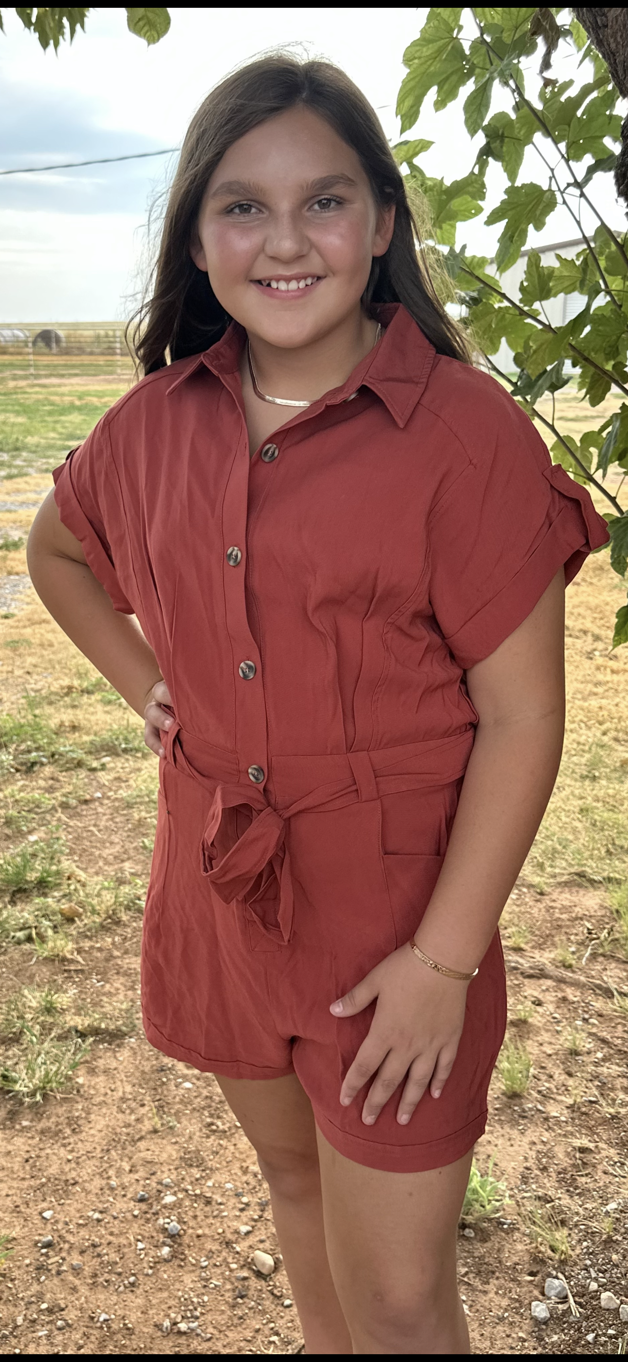 Terracotta Romper