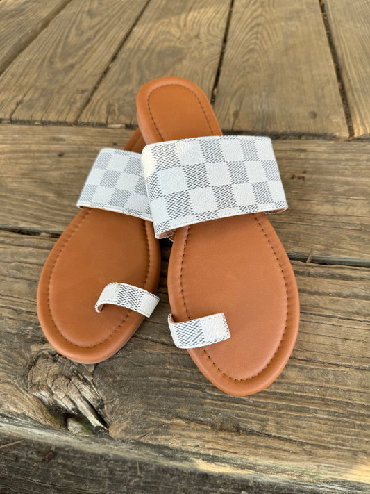 Checkered Sandles