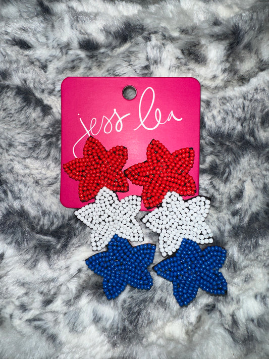 The "Merica" Star Earrings