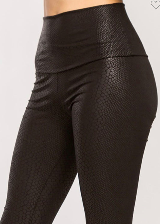 Snakeskin Leggings