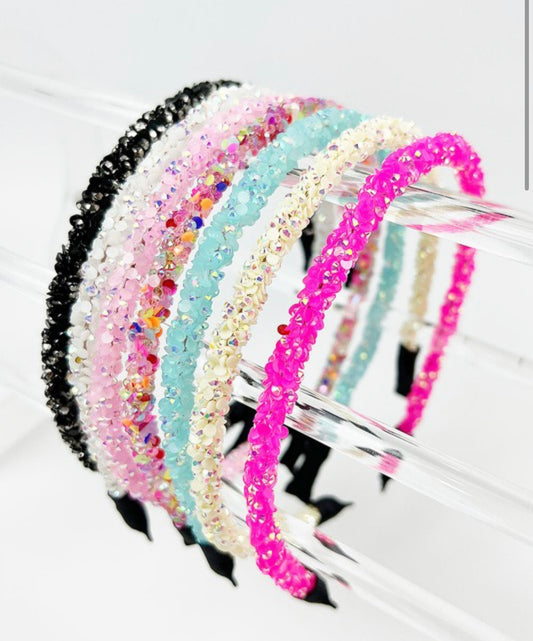 Rhinestone Beaded Headband